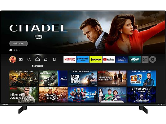 TOSHIBA 50QF5D63DA Fire TV (Flat, 50 Zoll / 126 cm, UHD 4K, SMART TV) TOSHIBA 50QF5D63DA Fire TV (Flat, 50 Zoll / 126 cm, UHD 4K, SMART TV)